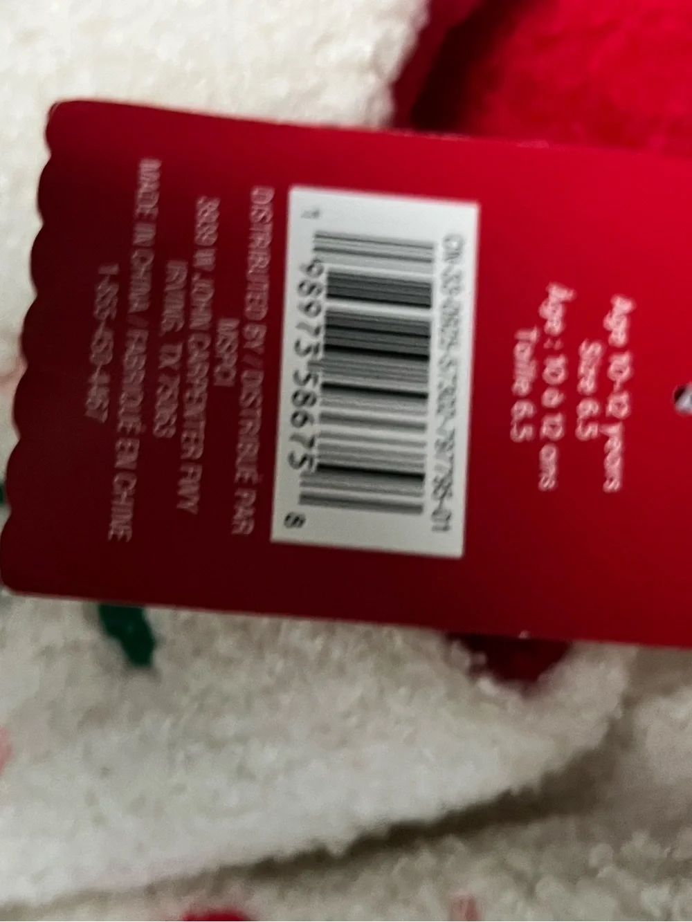 Ashland Cherry Slippers, Kids 6.5 (age 10/12)